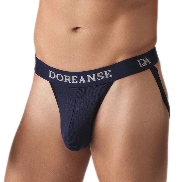 Doreanse 1004 vyriški apatiniai Fantasy Jockstrap tamsiai mėlyni