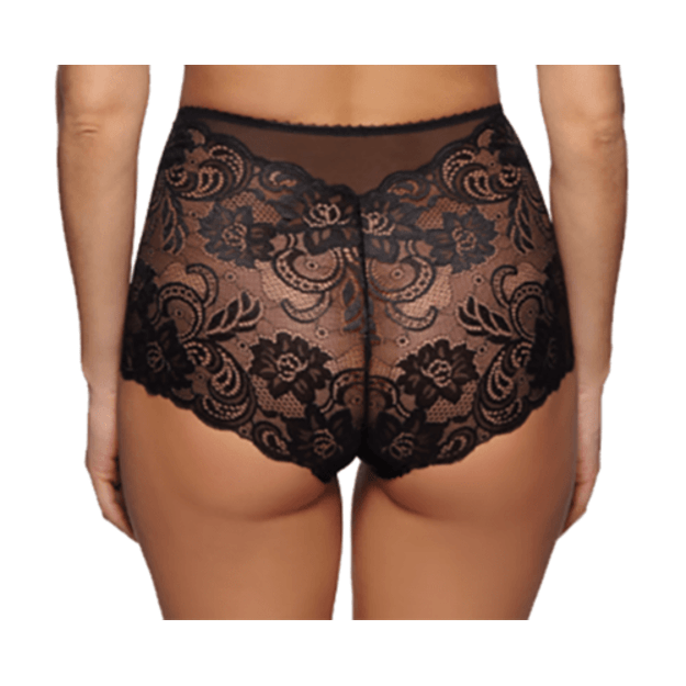 Gossard S(36) dydžio juodos spalvos prailgintos koreguojančios kelnaitės Gypsy 11114 black