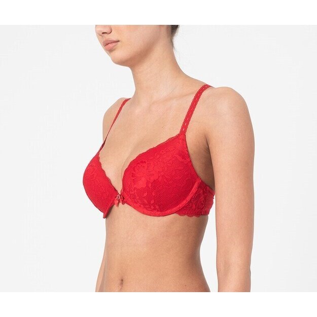 Hunkemoller 70D dydžio raudonos spalvos liemenėlė 119846 Tango Red