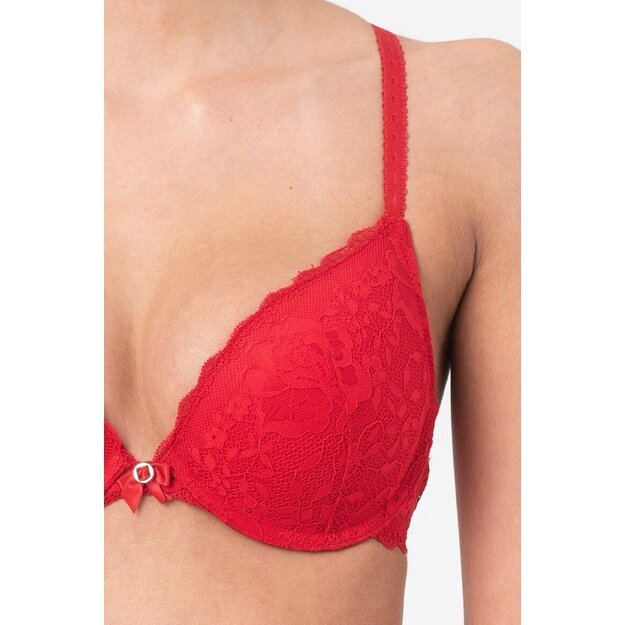 Hunkemoller 70D dydžio raudonos spalvos liemenėlė 119846 Tango Red