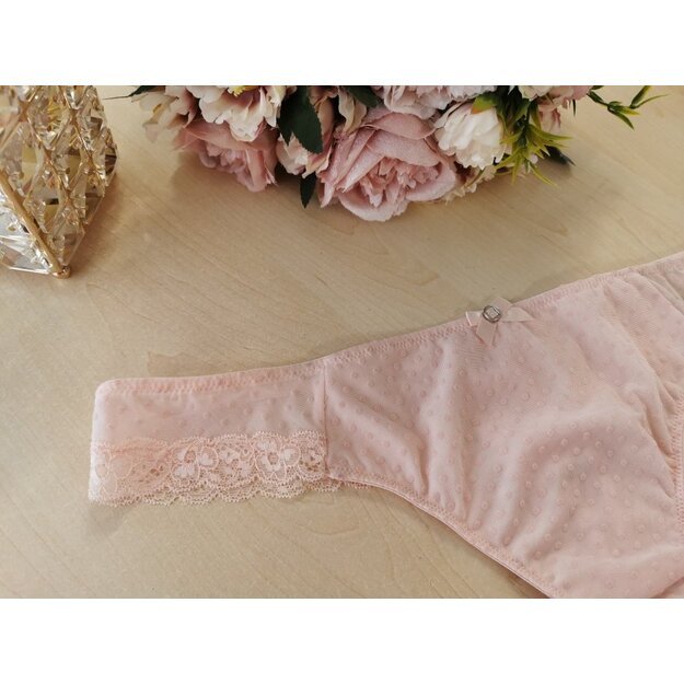 Hunkemoller XL(42) dydžio rausvos spalvos stringai Cloud Pink 112218004