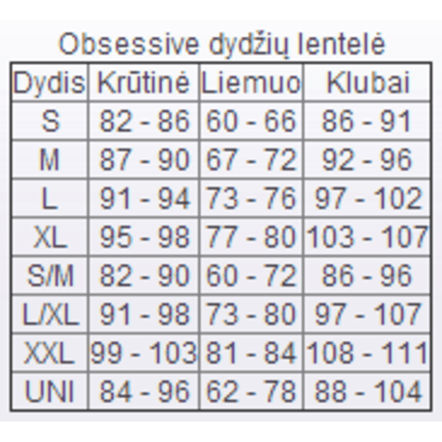 Obsessive erotiškas komplektėlis Snowflake