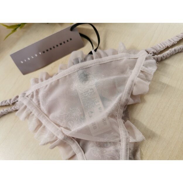 Sisley Underwear XS(34) dydžio pudros spalvos stringai  14118