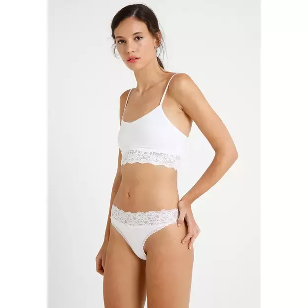 Sloggi 48 dydžio baltos spalvos liemenėlė Romance H Bralette