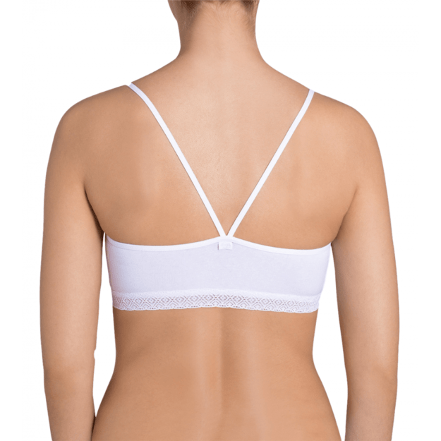 Sloggi M(38) dydžio balta liemenėlė EverNew Lace Top