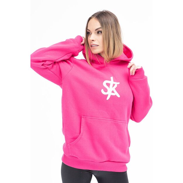 Sofa Killer rožinis džemperis su SK logotipu