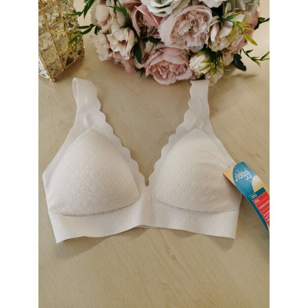 Soggi XS(34) dydžio rausvos spalvos sportinė liemenėlė ZERO Feel Lace Bralette