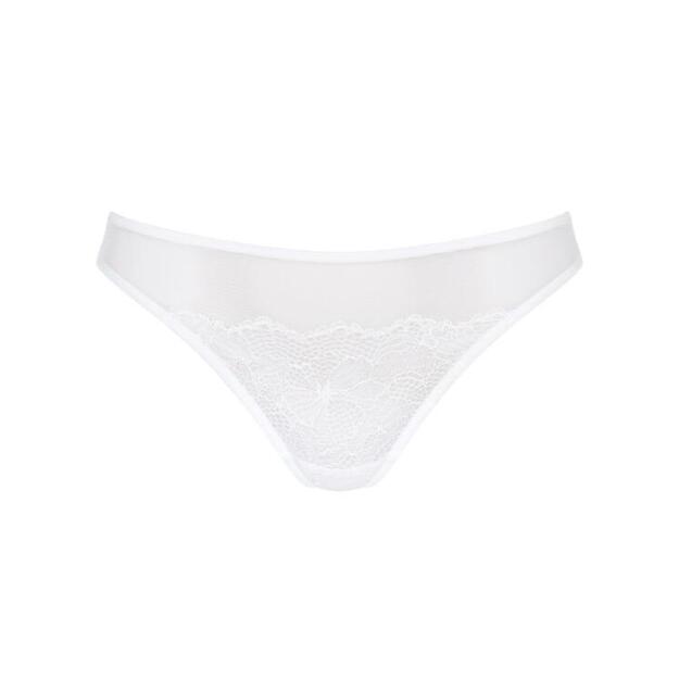 Triumph 44(XXL) dydžio baltos spalvos stringai  Lace Spotlight String