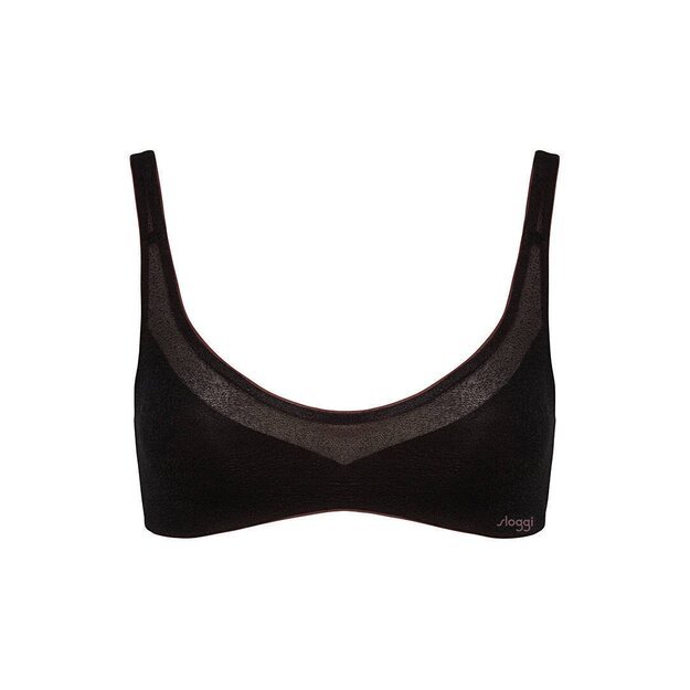 Triumph M(38) L(40) S(36) XS(34) juodos spalvos sportinė  liemenėlė OXYGENE Infinite Soft Bra